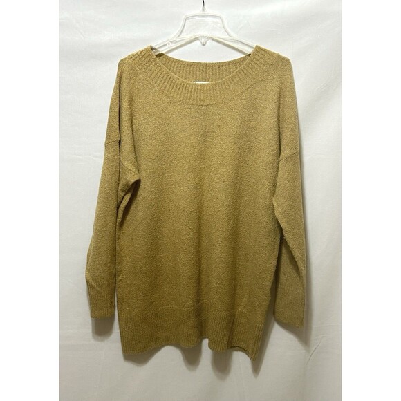 Pure Jill Womens Large Golden‎ Brown 3/4 Sleeve Pullover Fall Season - Picture 1 of 9